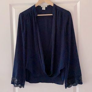 Navy Blouse
